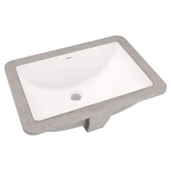 American Standard Studio Vitreous China Bathroom Sink 18.25 in. W X 12.13 in. D White