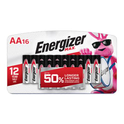 Energizer Max AA Alkaline Batteries 16 pk Carded