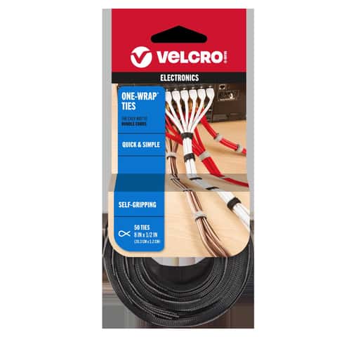 Velcro Brand One-Wrap Ties 8 in. L 50 pk Velcro Brand One-Wrap Ties 8 in. L 50 pk