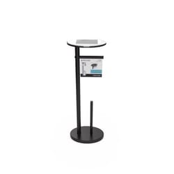 Better Living Products Ovo Matte Black Toilet Paper Holder