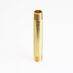 ATC 1/2 in. MPT X 1/2 in. D MPT Yellow Brass Nipple 5 in. L