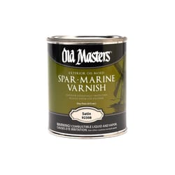 Old Masters Satin Clear Oil-Based Marine Spar Varnish 1 pt