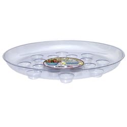 Curtis Wagner Plastics 12 in. D Vinyl Plant Saucer Clear