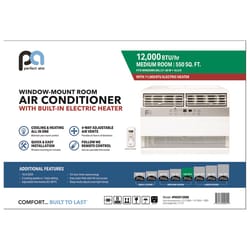 Perfect Aire 12000 BTU 230 V Window Air Conditioner w/Remote 550 sq ft