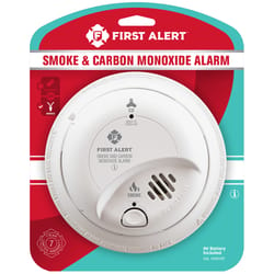 First Alert Hard-Wired Electrochemical Smoke and Carbon Monoxide Detector 1 pk