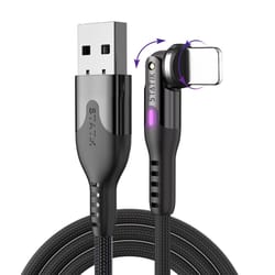 Statik PowerPivot Lightning to USB-A Cable 6 ft. Black