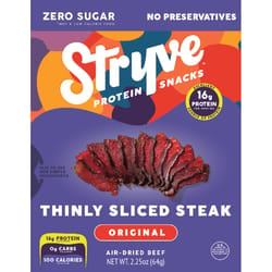 Stryve Biltong Original Beef Strips 2 oz Bagged