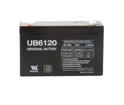 Universal Power Group UB6120 12 Ah 6 V Lead Acid Battery