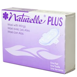 Impact Naturelle White Maxi Pads with Wings 250 pk