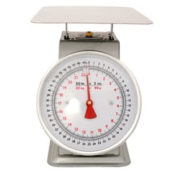 Taylor Precision Products Mechanical Kitchen Weighing Food Scale Weighs Up to 11Lbs, Measures in Grams and Ounces, Black and Silver