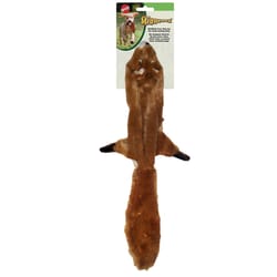 Spot Skinneeez Brown Squirrel Plush Dog Toy Medium