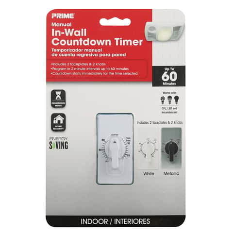 Woods Indoor 8 Outlet Timer Power Strip 125 V White - Ace Hardware