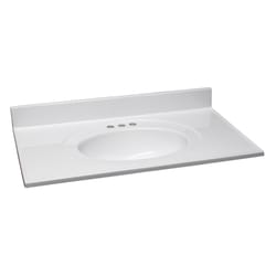 Design House Single White Vanity Top