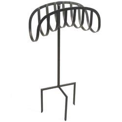 Liberty Garden 125 ft. Black In Ground Hose Stand