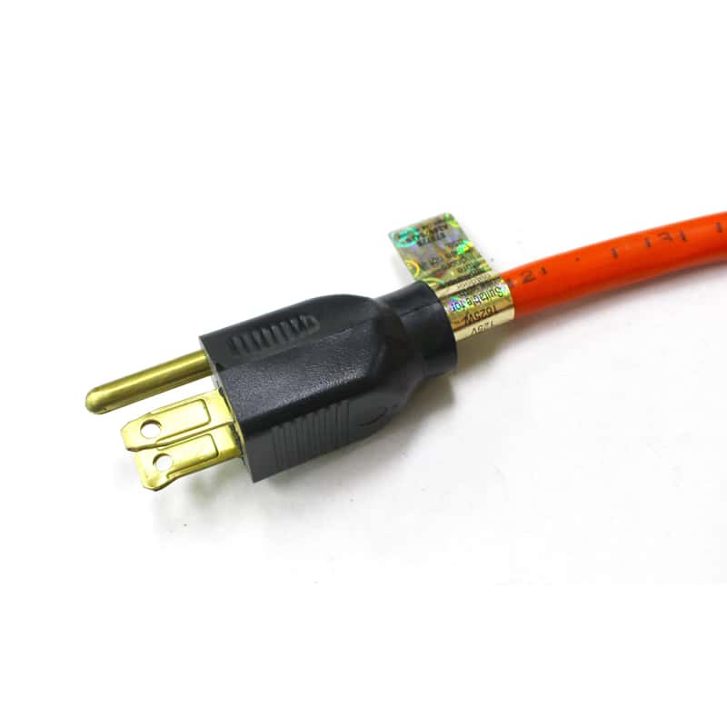 Ace Indoor and Outdoor 10 ft. L Orange Extension Cord 16/3 SJTW Ace