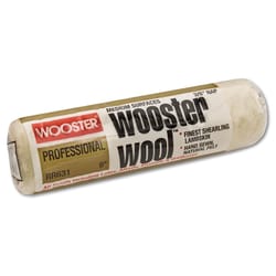 Wooster Wool Lambskin 9 in. W X 1-1/2 in. Regular Paint Roller Cover 1 pk