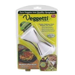 Veggetti As Seen on TV White Plastic Spiral Vegetable Cutter