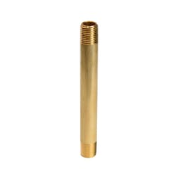 ATC 1/4 in. MPT 1/4 in. D MPT Yellow Brass Nipple 4-1/2 in. L