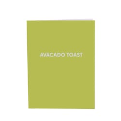 Chive Blank Greeting Card Avocado Toast