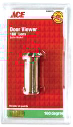 Ace 0.46 in. D 160 deg Satin Brass Door Viewer