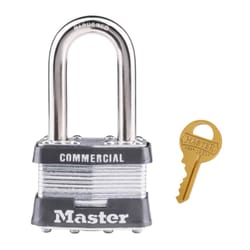 Master Lock 1-5/16 in. H X 1 in. W X 1-3/4 in. L Steel 4-Pin Cylinder Exterior Padlock