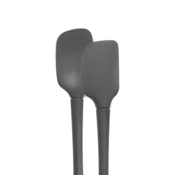 Tovolo Flex-Core Charcoal Nylon/Silicone Mini Spatula and Spoonula