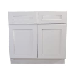 Design House Brookings 34.5 in. H X 36 in. W X 24 in. D White Grate