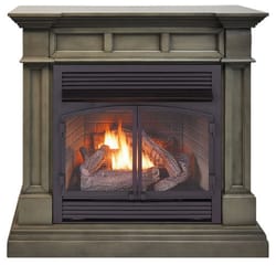 Duluth Forge 45 in. W 1500 sq ft Slate Gray Contemporary Gas Fireplace