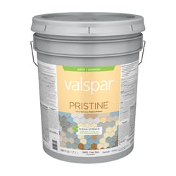 Valspar Pristine Satin Tintable Clear Base Paint and Primer Exterior 5 gal