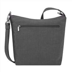 Travelon Medium Polyester Gray Crossbody Bag