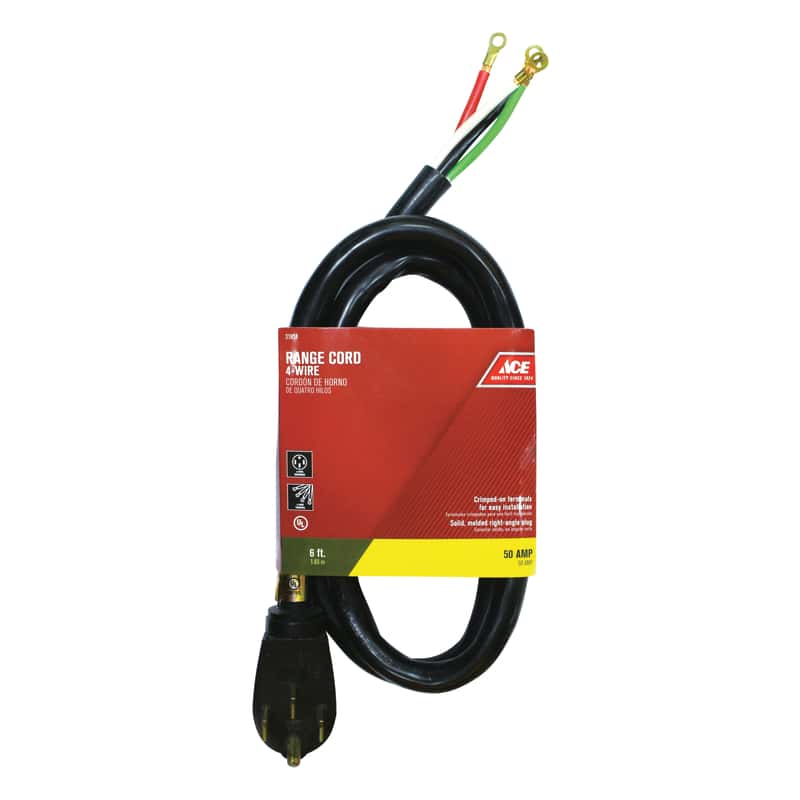 Ace 6/2, 8/2 SRDT 4 ft. L Range Cord 4 Wire Ace Hardware