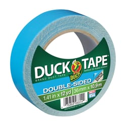 Duck 1.41 in. W X 12 yd L Blue Double-Sided Duct Tape