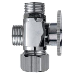 Ace 5/8 in. FPT X 1/2 in. Brass Shut-Off Valve