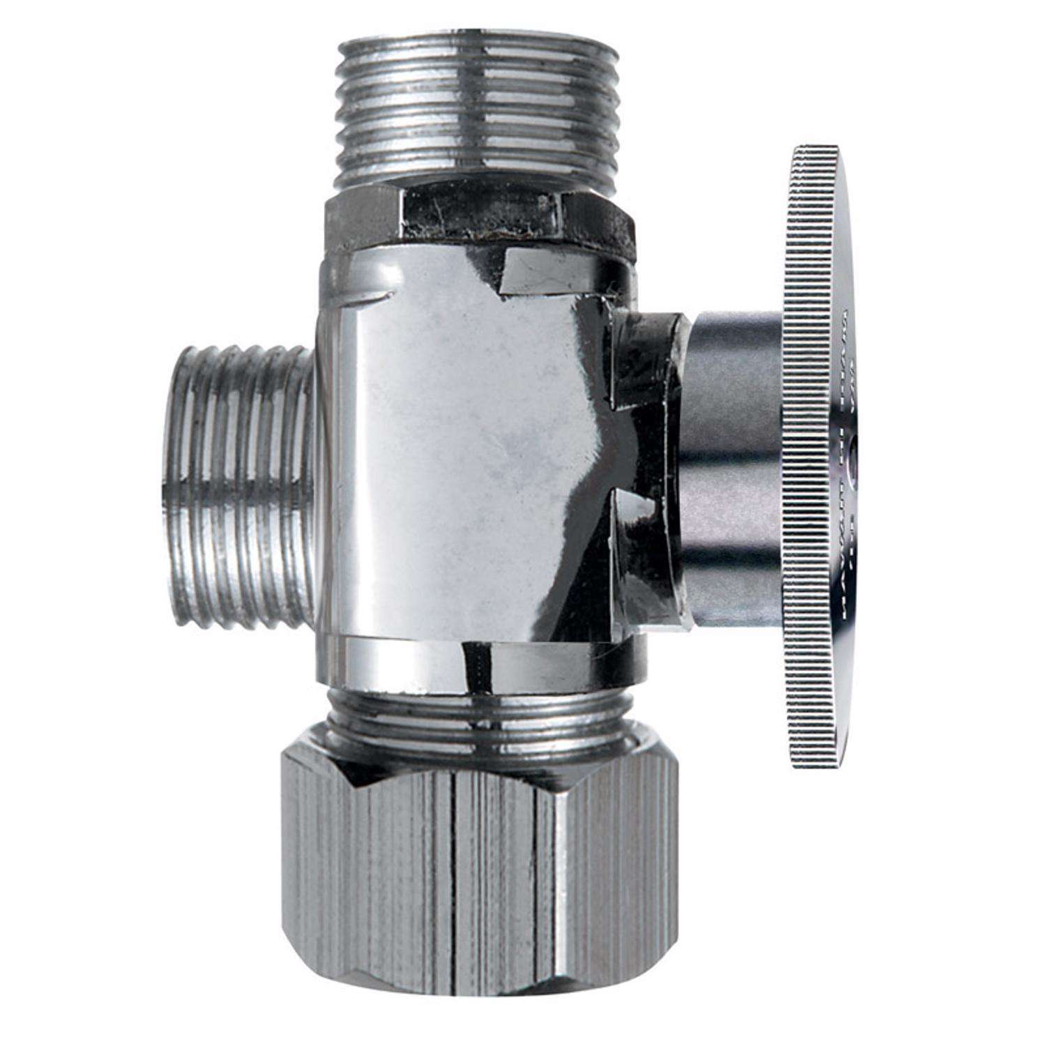 Ace 5/8 in. FPT X 1/2 in. Brass Shut-Off Valve - Ace Hardware
