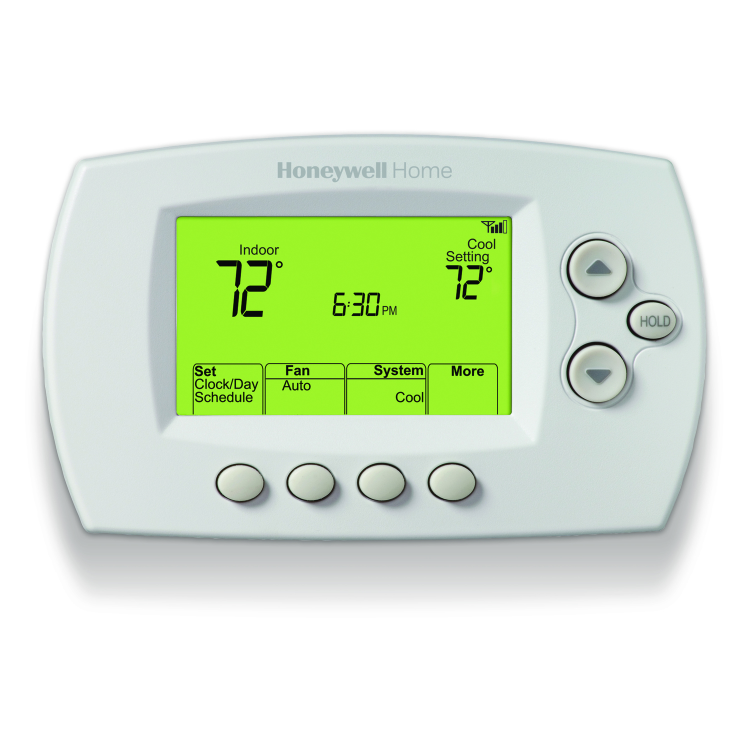 Photos - Thermostat Honeywell Built In WiFi Heating and Cooling Push Buttons Programmable Ther 