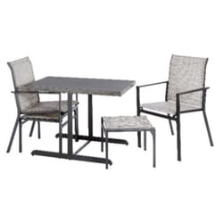 Living Accents 5 pc Gold Steel Dining Set