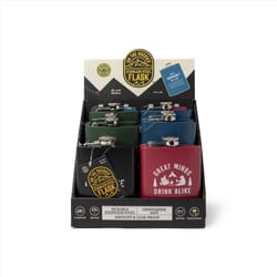 BunkHouse Rockies 8 fl. oz. Assorted Stainless Steel Flask