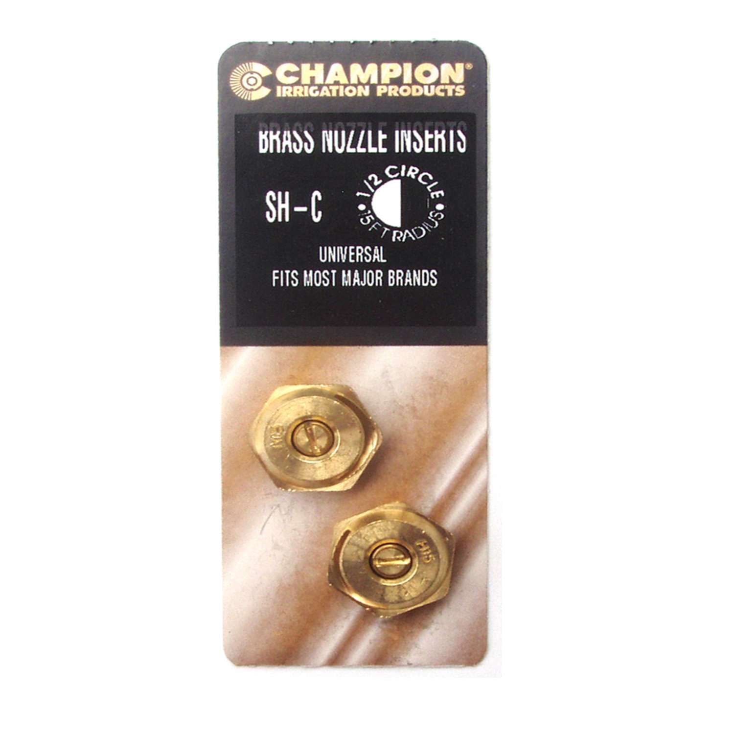 Champion Plastic 15 ft. Half-Circle Sprinkler Nozzle Champion Plastic 15 ft. Half-Circle Sprinkler Nozzle