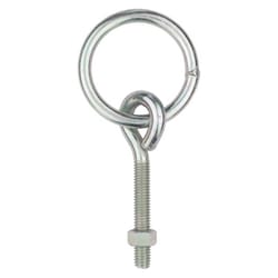 National Hardware Small Zinc-Plated Silver Steel 3-3/4 in. L Ring with Eye Bolt 160 lb 1 pk