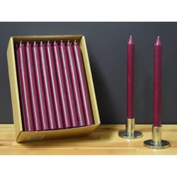 Kiri Tapers Plum Unscented Scent Taper Candle