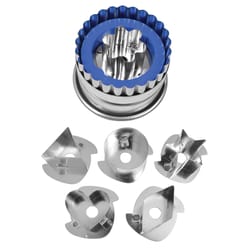 R&M International Silver Steel Cookie Cutter Set