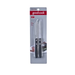 Good Cook 11.7 in. L Stainless Steel Steak Knife Set 2 pc