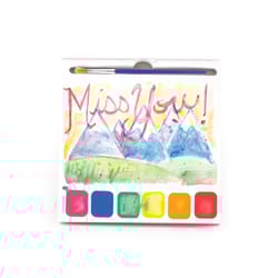 Kikkerland Postcard Paint Book