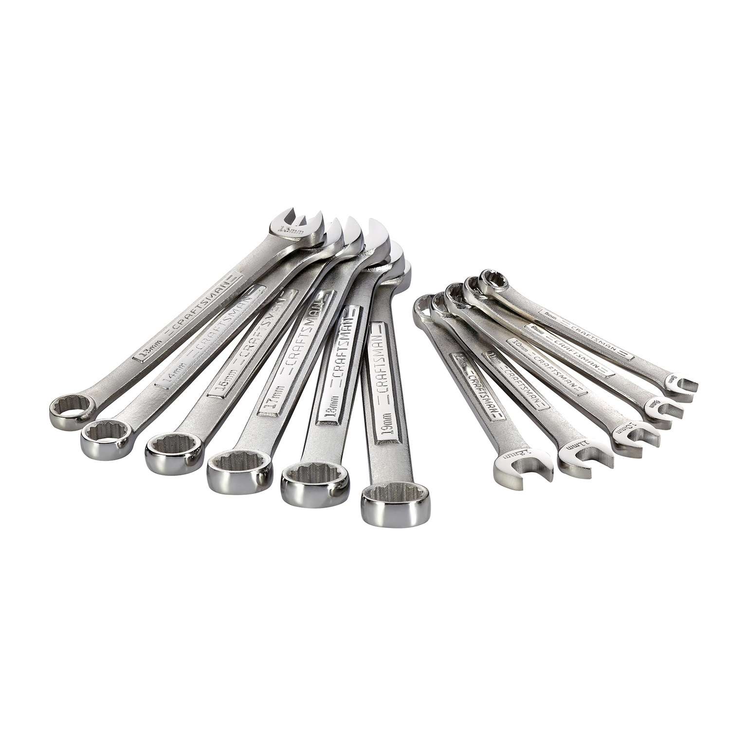 CRAFTSMAN 9-Piece Set 12-point Metric Standard Combination Wrench