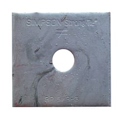 Simpson Strong-Tie 3 in. H X 0.3 in. W X 3 in. L Galvanized Steel Bearing Plate HDG