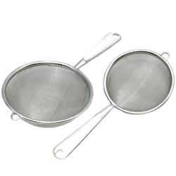 Chef Craft White Stainless Steel Mesh Strainers