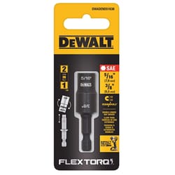DeWalt Flextorq 5/16,3/8 in. X 2 in. L Black Oxide Double-Ended Nut Driver 2 pc