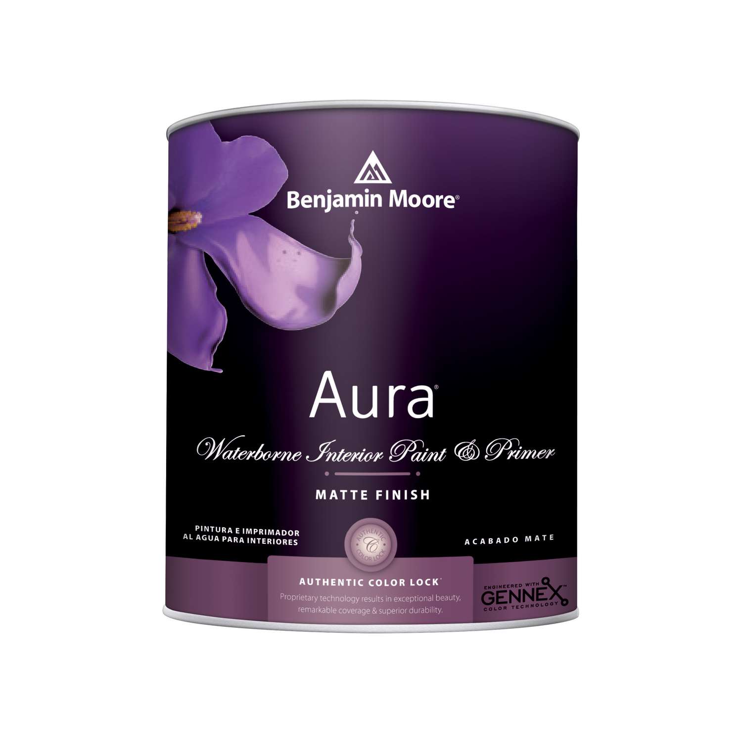 Benjamin Moore Aura Matte Base 2 Paint and Primer Interior 1 qt Ace
