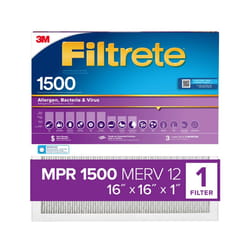 3M Filtrete 16 in. W X 16 in. H X 1 in. D 12 MERV Pleated Air Filter 1 pk