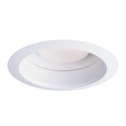 Halo White 6 in. W Metal CFL Baffle Trim